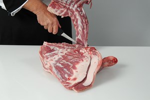 Lamb Rib Eye Joint Meat Cut Spec Step 2